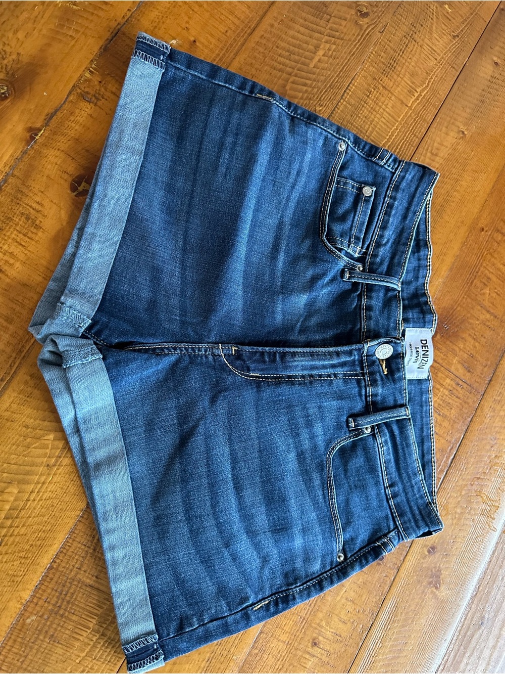 Levi's Dark Blue Denim Jean Shorts